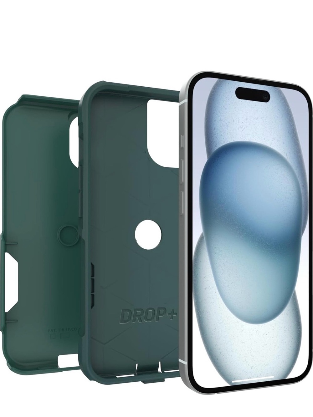 OtterBox Green  iPhone 15 6.1 display